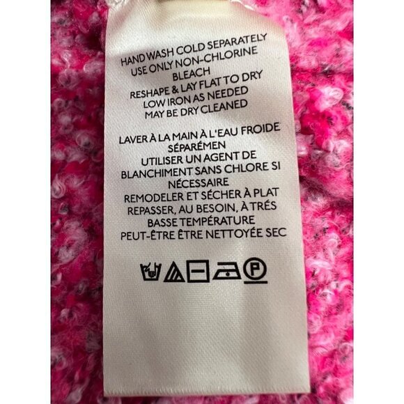 NWD New with Defect Free People Bff Cowl Neck Sweater, Size M - Pink MSRP $98 - Picture 10 of 14